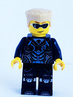 LEGO Minifigure-Agent Trey Swift-Ultra Agents-UAGT019-Creative Brick Builders